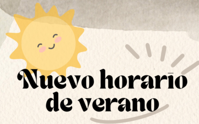 Nuevo horario de Verano